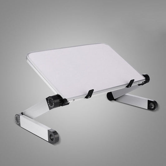 Universal 360 Degree Adjustment Folding Aluminum Alloy Laptop Stand(White) by buy2fix