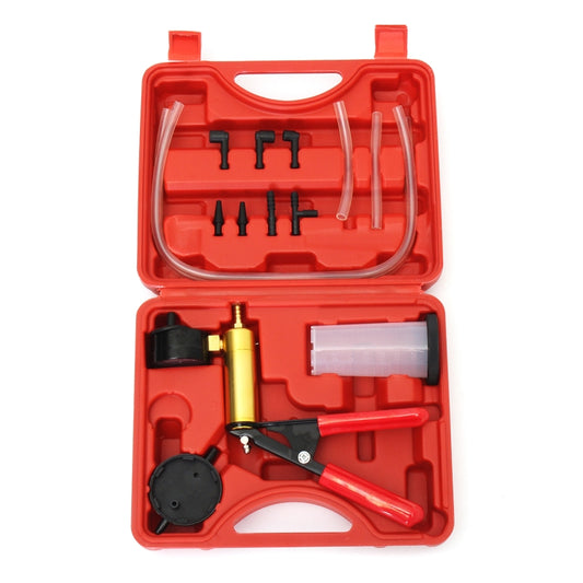 2 in 1 Brake Fluid Bleeder Change Hand Held Vacuum Pistol Pump Tester Kit - Inflatable Pump by buy2fix | Online Shopping UK | buy2fix
