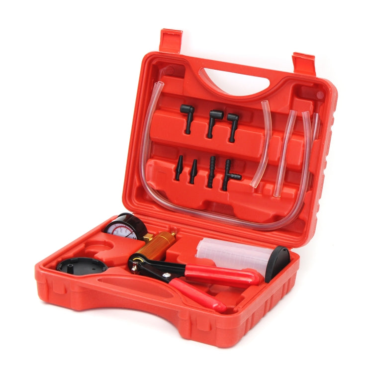 2 in 1 Brake Fluid Bleeder Change Hand Held Vacuum Pistol Pump Tester Kit - Inflatable Pump by buy2fix | Online Shopping UK | buy2fix