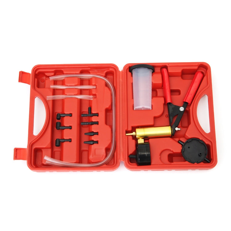 2 in 1 Brake Fluid Bleeder Change Hand Held Vacuum Pistol Pump Tester Kit - Inflatable Pump by buy2fix | Online Shopping UK | buy2fix