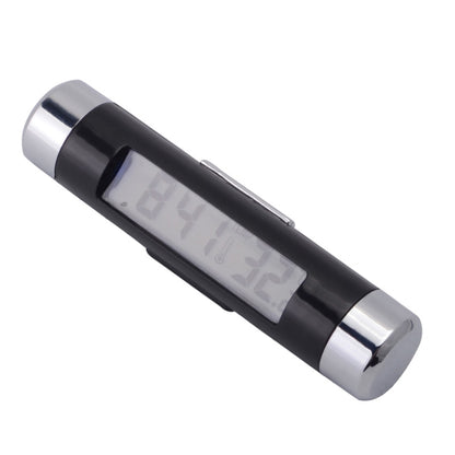 2 in 1 Car Auto Thermometer Clock Calendar LCD Display Screen - Clocks & Car Meters by buy2fix | Online Shopping UK | buy2fix