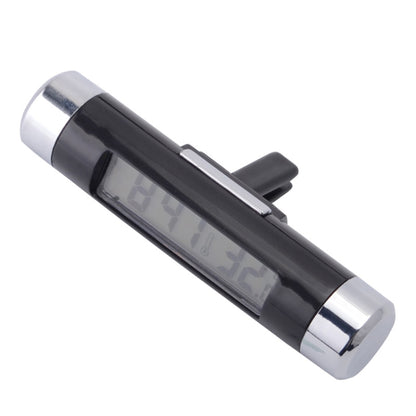 2 in 1 Car Auto Thermometer Clock Calendar LCD Display Screen - Clocks & Car Meters by buy2fix | Online Shopping UK | buy2fix