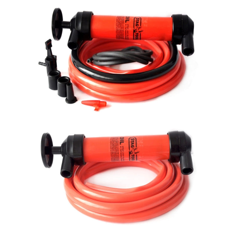 Manual Oil Pumping Pipe for Car Oil Transfering Oiling pumping Liquid Water Chemical Transfer Inflatable Pump(Red) - Inflatable Pump by buy2fix | Online Shopping UK | buy2fix