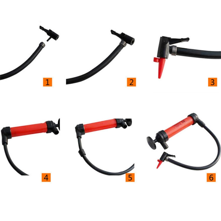 Manual Oil Pumping Pipe for Car Oil Transfering Oiling pumping Liquid Water Chemical Transfer Inflatable Pump(Red) - Inflatable Pump by buy2fix | Online Shopping UK | buy2fix