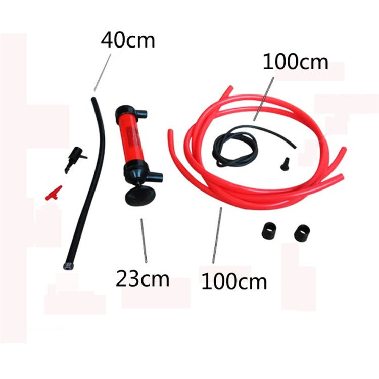 Manual Oil Pumping Pipe for Car Oil Transfering Oiling pumping Liquid Water Chemical Transfer Inflatable Pump(Red) - Inflatable Pump by buy2fix | Online Shopping UK | buy2fix