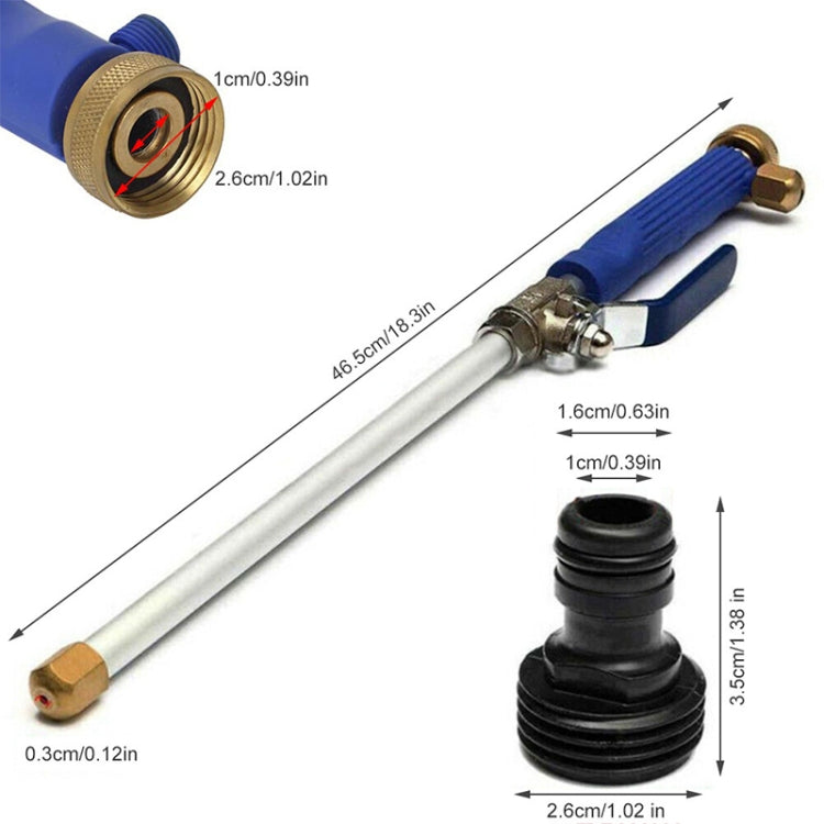 Garden Lawn Irrigation High Pressure Hose Spray Nozzle Car Wash Cleaning Tools (Blue) - Watering & Irrigation by yongkang | Online Shopping UK | buy2fix