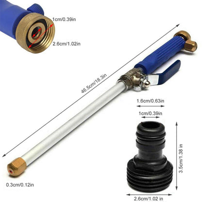 Garden Lawn Irrigation High Pressure Hose Spray Nozzle Car Wash Cleaning Tools (Blue) - Watering & Irrigation by yongkang | Online Shopping UK | buy2fix