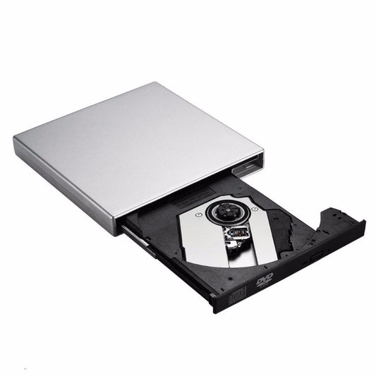 USB 2.0 Portable Ultra Slim External Slot-in DVD-RW CD-RW CD DVD ROM Player Drive for PC - Rewritable Drive by buy2fix | Online Shopping UK | buy2fix
