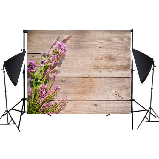1.25m x 0.8m Wood Grain 3D Simulation Flower Branch Photography Background Cloth(MB17) - Wood Floor by buy2fix | Online Shopping UK | buy2fix