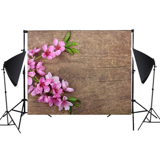 1.25m x 0.8m Wood Grain 3D Simulation Flower Branch Photography Background Cloth(MB20) - Wood Floor by buy2fix | Online Shopping UK | buy2fix