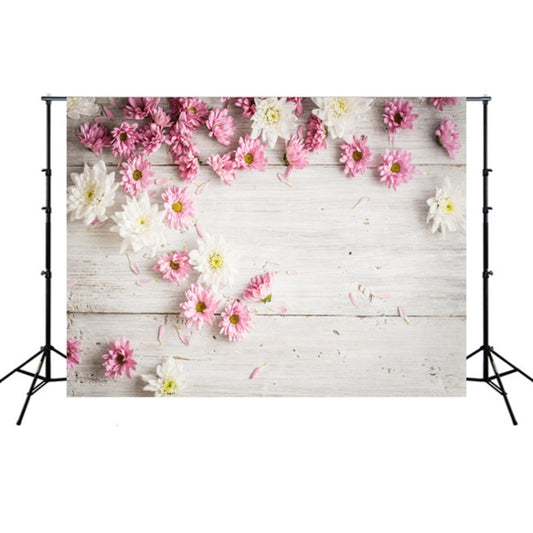 1.25m x 0.8m Wood Grain 3D Simulation Flower Branch Photography Background Cloth(MB26) - Wood Floor by buy2fix | Online Shopping UK | buy2fix