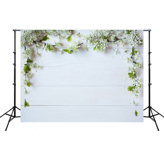 1.25m x 0.8m Wood Grain 3D Simulation Flower Branch Photography Background Cloth(MB28) - Wood Floor by buy2fix | Online Shopping UK | buy2fix