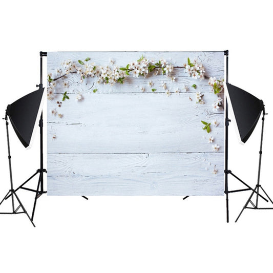 1.25m x 0.8m Wood Grain 3D Simulation Flower Branch Photography Background Cloth(MB30) - Wood Floor by buy2fix | Online Shopping UK | buy2fix