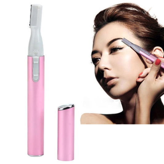 Portable Electric Eyebrow Face Hair Trimmer Micro Precision Removal Clipper Shaver Face Care Shaving Trimmers(Metal powder) - Hair Trimmer by buy2fix | Online Shopping UK | buy2fix