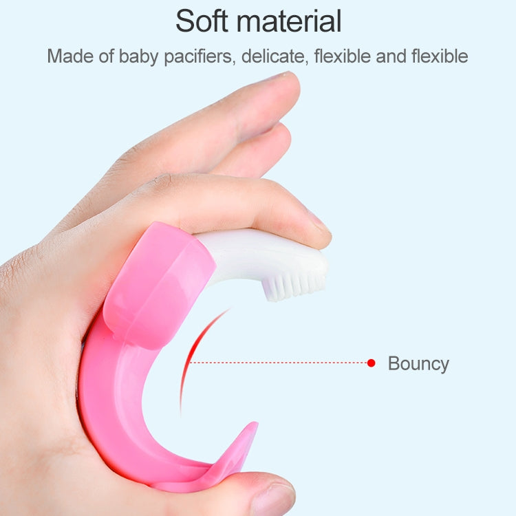 3 PCS Baby Silicone Training Toothbrush Banana Shape Safe Toddle Teether Chew Toys Teething Ring Gift for Infant Baby Chewing(Yellow-B) - Baby Toys by buy2fix | Online Shopping UK | buy2fix