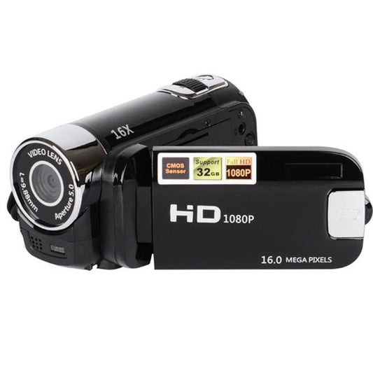 16X Digital Zoom HD 16 Million Pixel Home Travel DV Camera, US Plug(Black) - Video Cameras by buy2fix | Online Shopping UK | buy2fix
