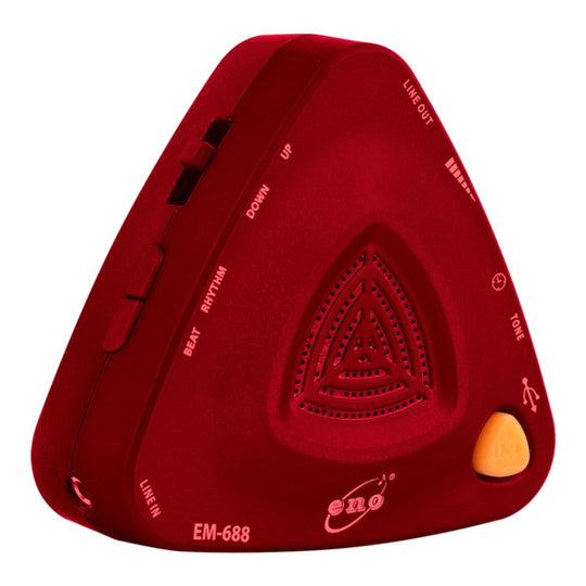ENO EM-688 Métronome Vocal Électronique Rechargeable Pour Piano/Guitare/Tambour/Guzheng/Violon (Rouge)