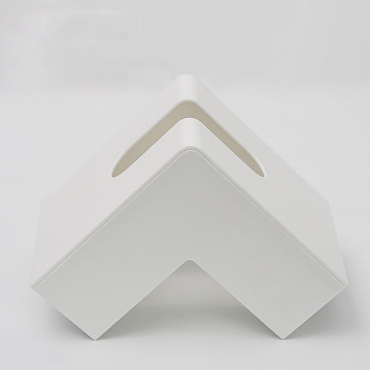 Creative Simple Household Plastic Tissue Paper Storage Box(White) - Storage Boxes by buy2fix | Online Shopping UK | buy2fix
