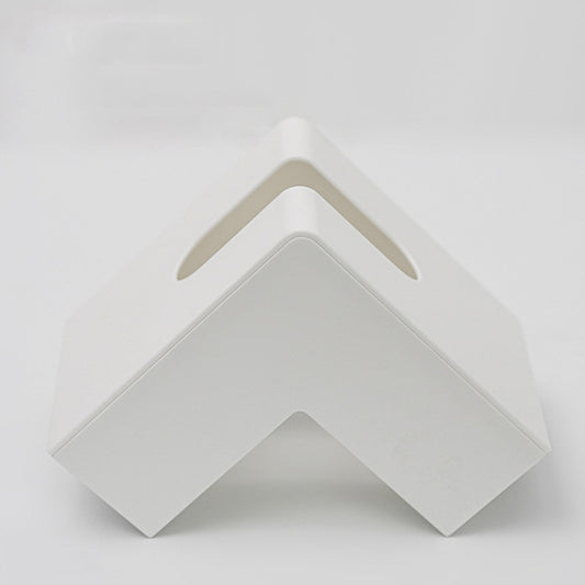 Creative Simple Household Plastic Tissue Paper Storage Box(White) - Storage Boxes by buy2fix | Online Shopping UK | buy2fix