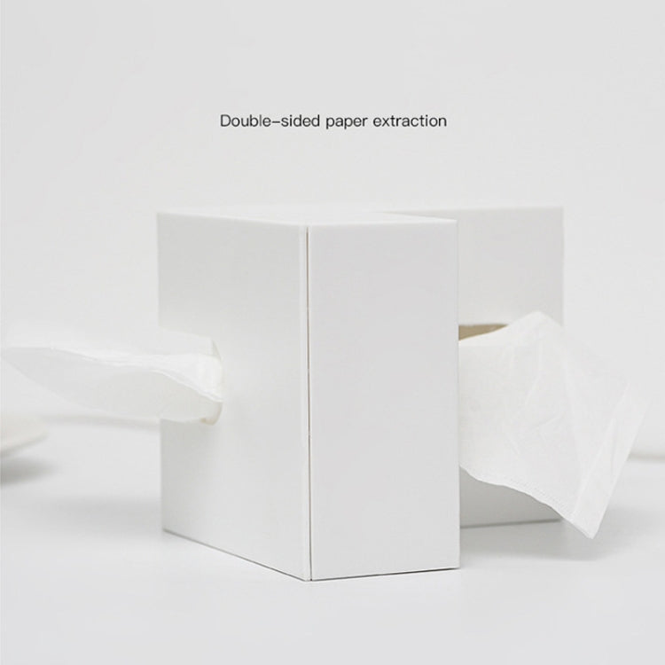 Creative Simple Household Plastic Tissue Paper Storage Box(White) - Storage Boxes by buy2fix | Online Shopping UK | buy2fix