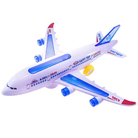 Model Airplane Toys Electric Flash Music Plane Kids Toy DIY Aircraft Gift - Music Toys by buy2fix | Online Shopping UK | buy2fix