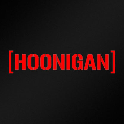 HOONIGAN Car Sticker Vinyl Auto Window Decal(Red) - Decorative Sticker by buy2fix | Online Shopping UK | buy2fix