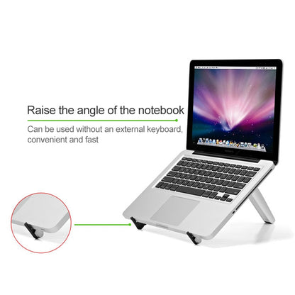 Tablet PC Laptop Desktop Bracket Cooling Triangle Bracket(Black) - Laptop Stand by buy2fix | Online Shopping UK | buy2fix