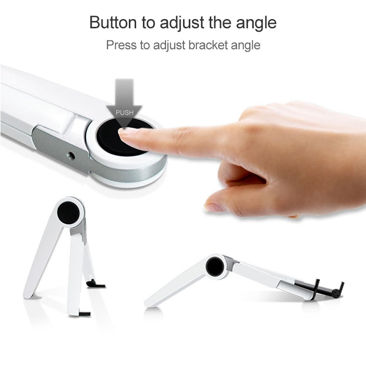 Tablet PC Laptop Desktop Bracket Cooling Triangle Bracket(White) - Laptop Stand by buy2fix | Online Shopping UK | buy2fix