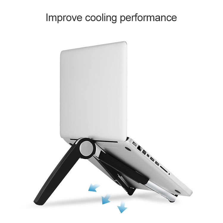 Tablet PC Laptop Desktop Bracket Cooling Triangle Bracket(White) - Laptop Stand by buy2fix | Online Shopping UK | buy2fix