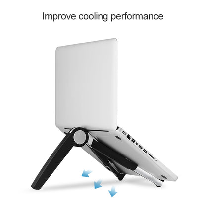 Tablet PC Laptop Desktop Bracket Cooling Triangle Bracket(White) - Laptop Stand by buy2fix | Online Shopping UK | buy2fix