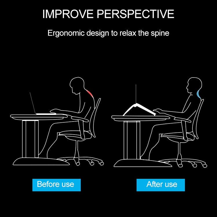 Tablet PC Laptop Desktop Bracket Cooling Triangle Bracket(White) - Laptop Stand by buy2fix | Online Shopping UK | buy2fix