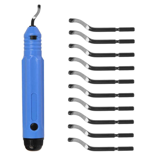 NB1100 Hand Deburr Trimming Knife Scraper, Style:Handle +10 Cutter Heads - Others by buy2fix | Online Shopping UK | buy2fix