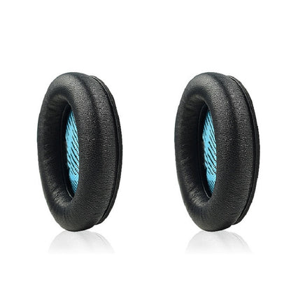 2 PCS For BOSE QC15 / QC25 / QC35 Lambskin Leather Earphone Cover Earmuffs(Black) - Earmuff & Pad by buy2fix | Online Shopping UK | buy2fix