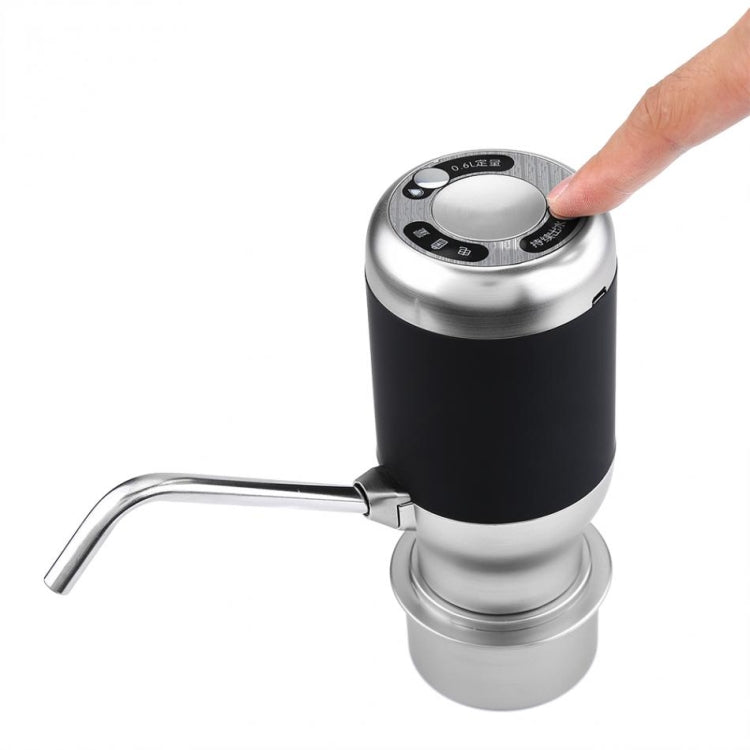 Wireless Electric Automatic Water Bottle Pump Smart Dispenser USB Rechargeable Electric Battery Drinking Water Bottle Pump(Black) - Drinking Tools by buy2fix | Online Shopping UK | buy2fix