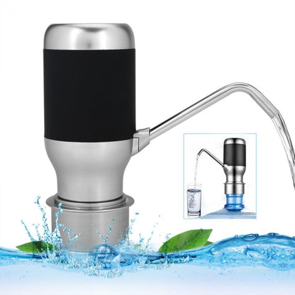 Wireless Electric Automatic Water Bottle Pump Smart Dispenser USB Rechargeable Electric Battery Drinking Water Bottle Pump(Black) - Drinking Tools by buy2fix | Online Shopping UK | buy2fix