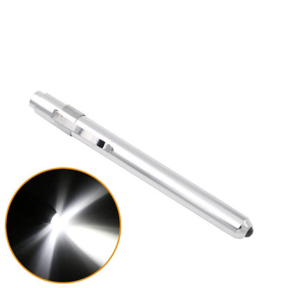 5 PCS Mini Pocket Penlight Torch Light LED Flashlight Mouth Ear Care Inspection Lamp(Silver) - LED Flashlight by buy2fix | Online Shopping UK | buy2fix