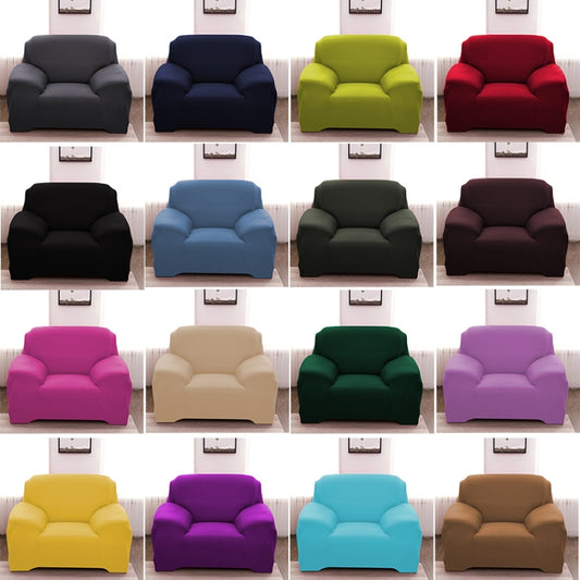 Sofa All-inclusive Universal Set Sofa Full Cover Add One Piece of  Pillow Case, Size:Single Seater(90-140cm)(Silvery Grey) - Sofa Covers & Chair Covers by buy2fix | Online Shopping UK | buy2fix
