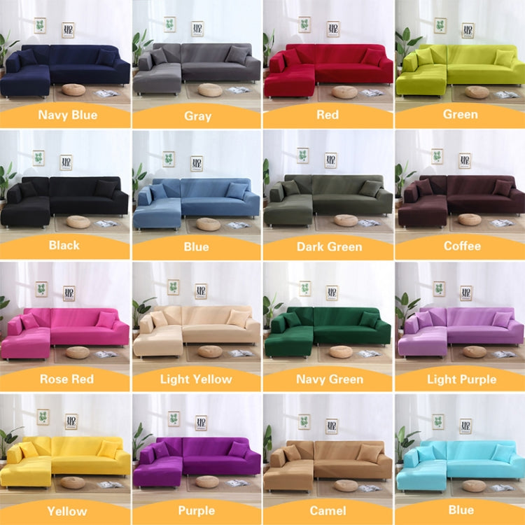 Sofa All-inclusive Universal Set Sofa Full Cover Add One Piece of  Pillow Case, Size:Four Seater(235-300cm)(Silvery Grey) - Sofa Covers & Chair Covers by buy2fix | Online Shopping UK | buy2fix
