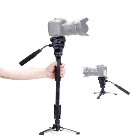 YUNTENG VCT-288RM SLR Camera Monopod Camera Support Foot Hydraulic Head Professional Photography Stand, Height: 1.48m - Monopods by YUNTENG | Online Shopping UK | buy2fix