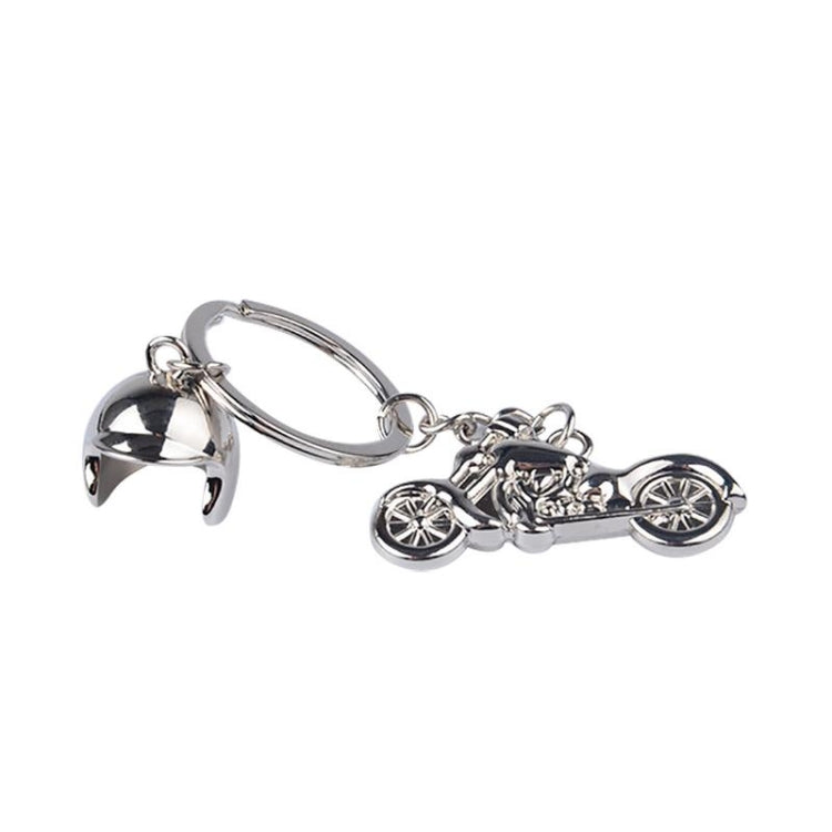Classic 3D Simulation Model Of Motorcycle Motorcycle Helmet Charms Creation Alloy Key Chain Key Holder Car Key by buy2fix