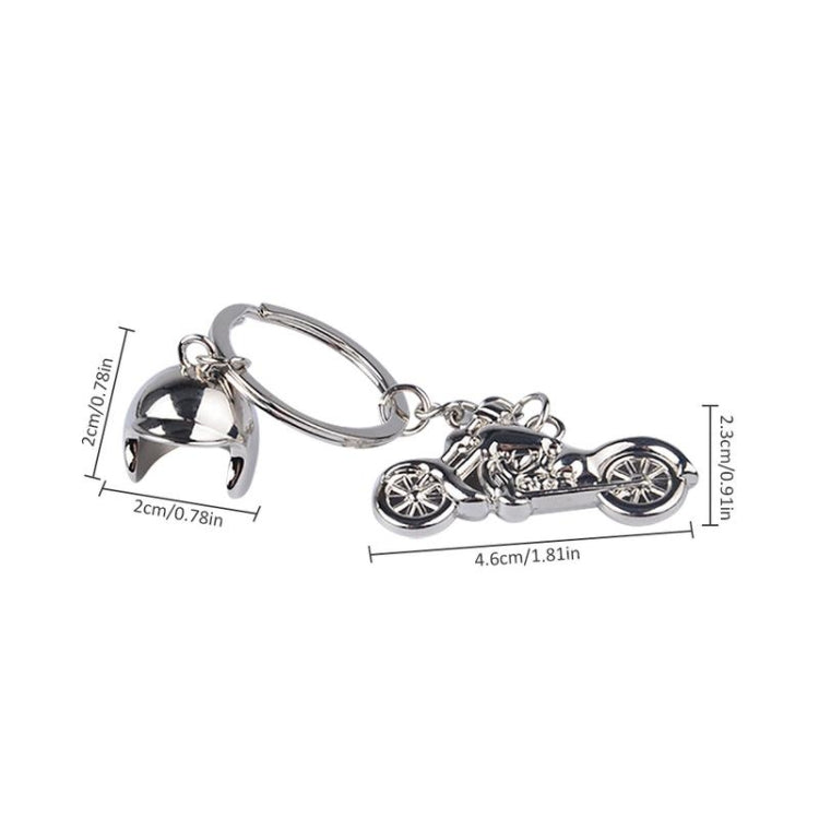 Classic 3D Simulation Model Of Motorcycle Motorcycle Helmet Charms Creation Alloy Key Chain Key Holder Car Key by buy2fix