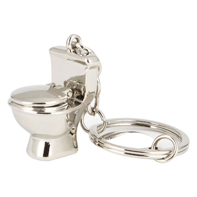 Classic 3D Keychain Mini Toilet Key Ring Chain Bathroom Cute Creative Gift trinket Car Styling Decoration by buy2fix