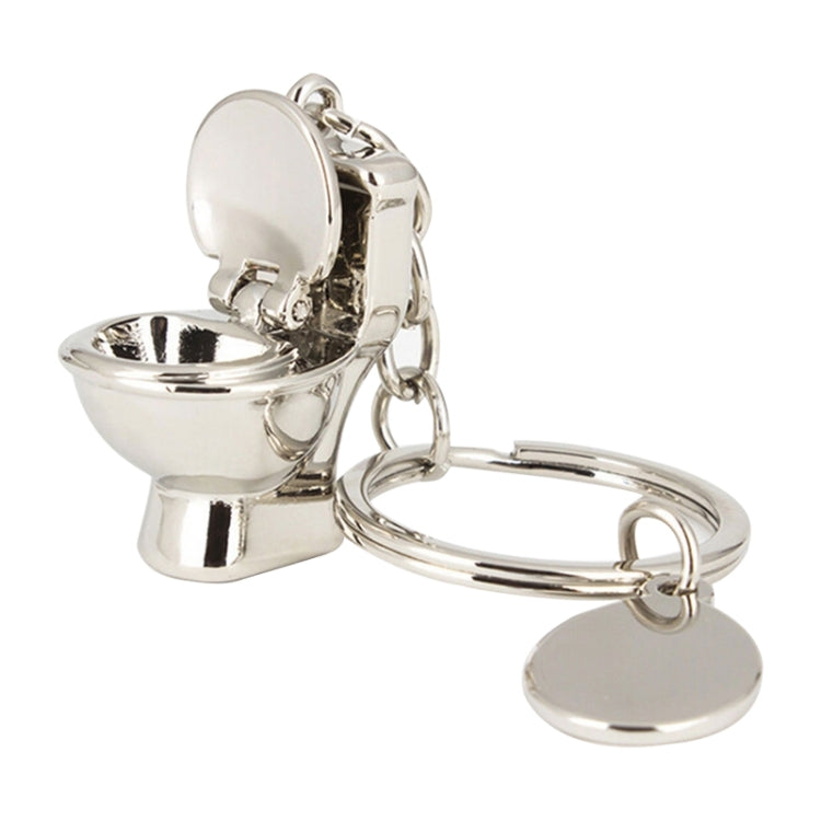 Classic 3D Keychain Mini Toilet Key Ring Chain Bathroom Cute Creative Gift trinket Car Styling Decoration by buy2fix