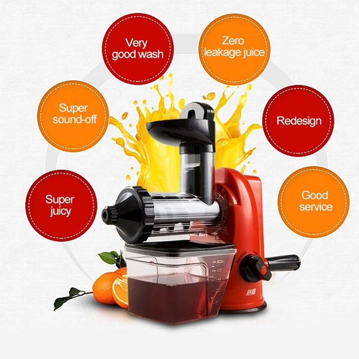 Multifunction Home Manual Juicer Apple Orange Wheatgrass Portable DIY Juicer(Green) - Electric juicers by buy2fix | Online Shopping UK | buy2fix