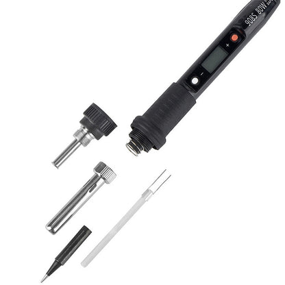 908S 80W LCD Thermostat Soldering Iron Constant Temperature Soldering Iron, Plug Type:CN Plug(Black) - Electric Soldering Iron by buy2fix | Online Shopping UK | buy2fix