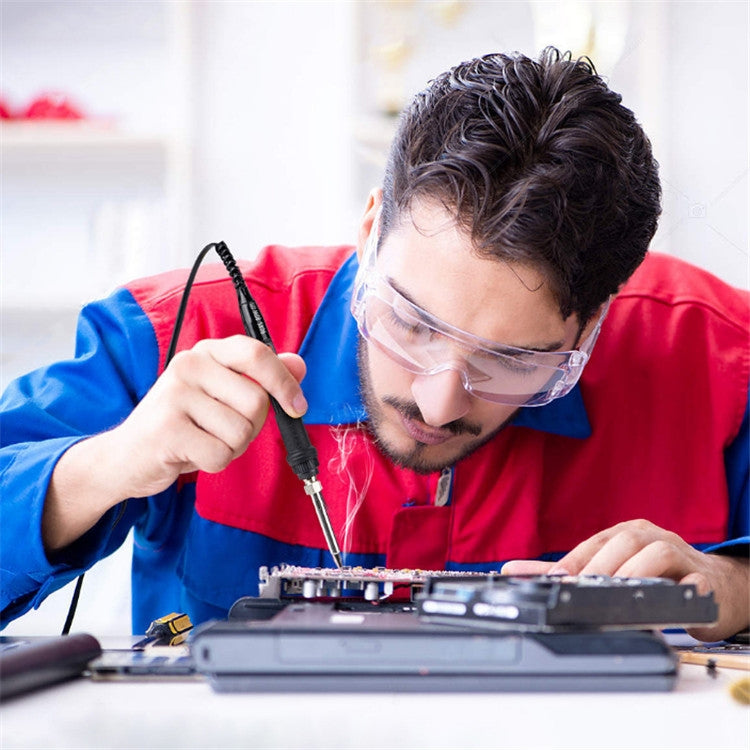 908S 80W LCD Thermostat Soldering Iron Constant Temperature Soldering Iron, Plug Type:CN Plug(Black) - Electric Soldering Iron by buy2fix | Online Shopping UK | buy2fix