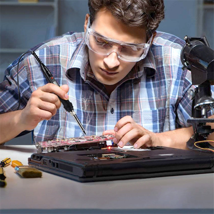 908S 80W LCD Thermostat Soldering Iron Constant Temperature Soldering Iron, Plug Type:CN Plug(Black) - Electric Soldering Iron by buy2fix | Online Shopping UK | buy2fix