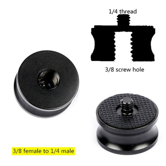 3 PCS 3/8 inch Female to 1/4 inch Male Screw Aluminum Alloy Adapter -  by BEXIN | Online Shopping UK | buy2fix