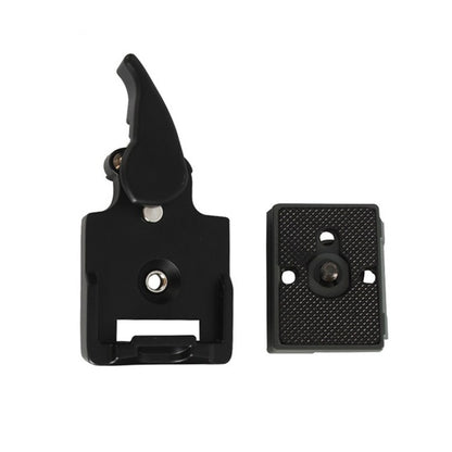 BEXIN Tripod Head Quick Release Plate Holder For Manfrotto 200PL-14(Grey) - Quick Release Plate by BEXIN | Online Shopping UK | buy2fix