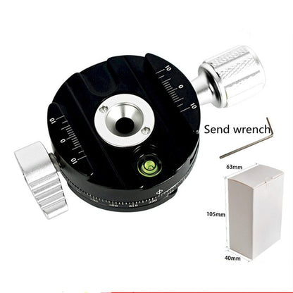 BEXIN QJ07 360 Degree Rotation Panoramic Clip Holder Pan/tilt Tripod Quick Release Plate - Quick Release Plate by BEXIN | Online Shopping UK | buy2fix